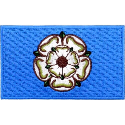 Embird Embroidered Applique Patches For Clothing Flag of Yorkshire Ceo-Friendly Handmade 3D Patch Military
