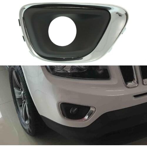 Front Fog Lamp Bezel Right Side Lamp Frame ABS Cover 68213204AA for Jeep Compass 2014-2017 Car Lights Shell
