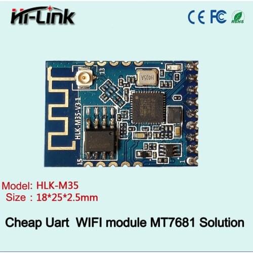 Plug in uart WIFI module with smart link function HLK-M35