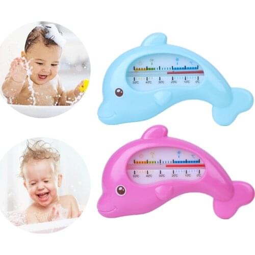 Water Thermometer Baby Bathing Dolphin Shape Temperature Infants Toddler Shower Bath Toy