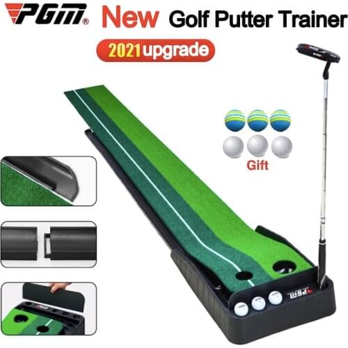 PGM 2021 Plastic Interior Golf Training Aids Putter Trainer Practice Set Putter Practice Pad TL004