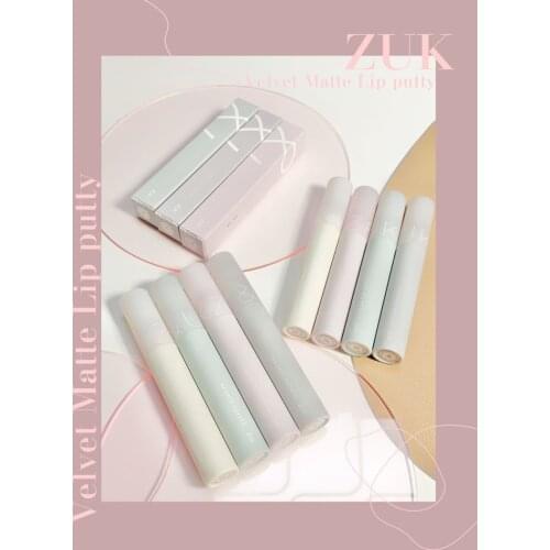 8 Colors Tulle Velvet Matte Lip Glaze Waterproof Long-lasting Lipstick Air Matte Lip Makeup TSLM1