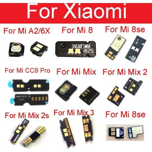 Camera Flash Light Flashlight Lamp Board For Xiaomi Mi A2 6X 8 SE CC9 Pro Note 10 Mix Flashlight Sensor Flex Cable Repair