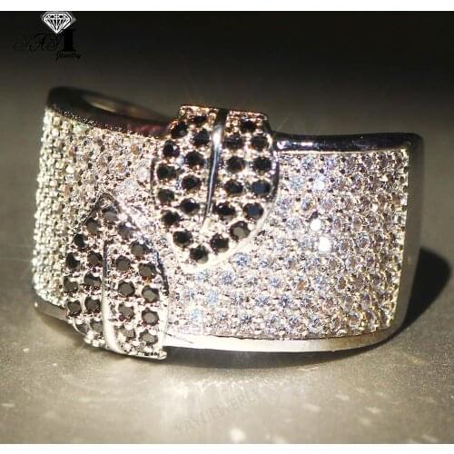 YaYI Jewelry Fashion Princess Cut Prong Setting White Cubic Zirconia Silver Color Engagement Wedding Party Leaves Gift Rings