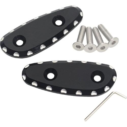 Mirror Hole Covers Block Off Cap Base For Suzuki Hayabusa GSX1300R 1999-2020