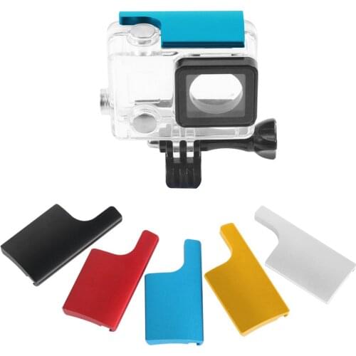 Aluminum Latch Rear Snap Lock for Waterproof Housing Protective Shell Case for Gopro Hero 4 3+ Action Camera Colorful Accessory