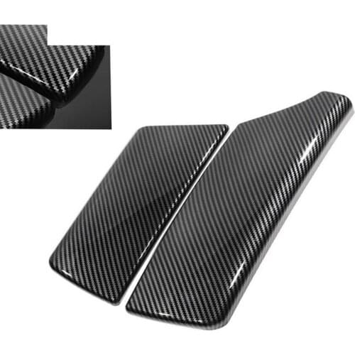 2 Pcs Suitable for BMW 5 series interior modification central armrest box panel stickers 520li 525li multimedia decorative cover