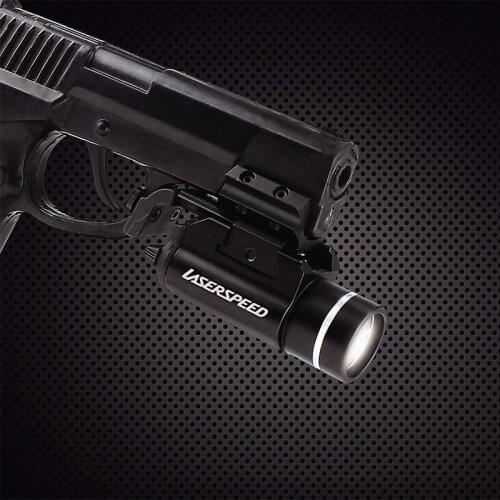 450lumen Tactical LED Weapon Light Pistol Lanterna Airsoft Flashlight Rifle with 20mm Picatinny Rail for Hunting