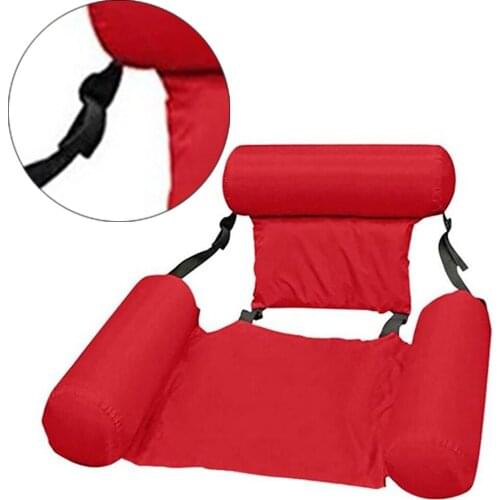 6x Backrest Inflatable Floating Bed Float Rafts Lounge Pool Bed Chairs