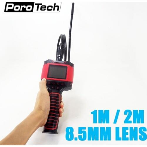 99D2 Handheld 8.5mm 1M 2M 3M Endoscope Camera 2.3 LCD Monitor LED Waterproof Pipe Tube Inspection Borescope