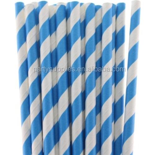 Free Shipping Blue Color Multi Color Food Grade Disposable Drinking Straws