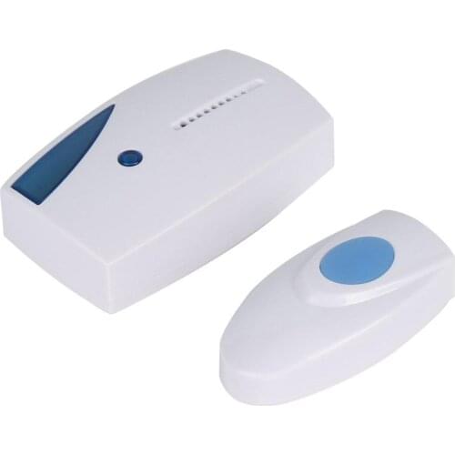 Wireless Doorbell 100M Range Remote Control Doorbell without Batteries Smart Music Door Bell LED Light Home Security Receiver
