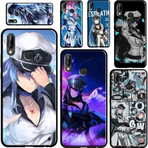 Esdeath Akame ga Kill anime For Huawei P40 Lite P20 P30 Pro Mate 20 P Smart Z 2019 Nova 5T Case For Honor 8A 8X 9X 10i