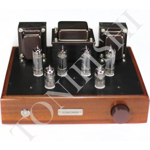 Dynaco 6P14/EL84 10W*2 push-pull circuit amplifier, tube amplifier, 12AX7 push. Frequency response range 20HZ-30KHZ