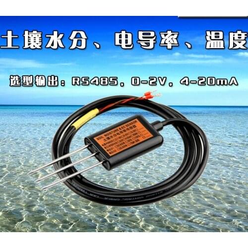 Soil Electric Conductivity Soil Moistur Soil Temperature Three-in-one Sensor