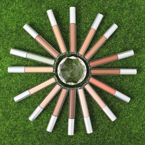 Private Label Smooth Eye Concealer & Base 16 Colors Full Coverage Suit for All Color Skin Face/Eye Makeup Liquid Concealer Bulk