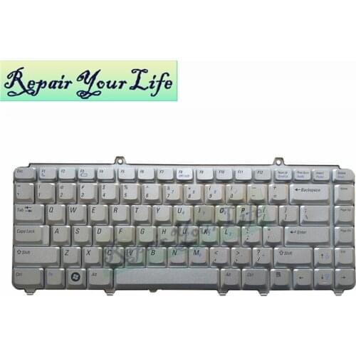 Keyboard for Dell 1545 1410 1525 1546 1420 NK750 1521 1400 M1530 1500 US English 0NK750 K071425AS CN-0NK750 70070 silver parts