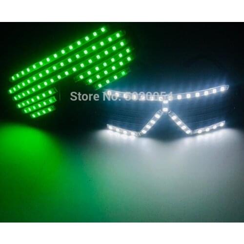 Hot Selling Men Sunglasses Goggle Bright Led Glowing Glasses Apparel Costume Props Led Sun Glasses Eyeswear Fashion