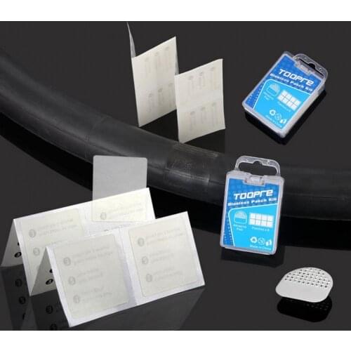 8 pieces of transparent bicycle tire repair kit rubber-free glue-free self-adhesive high-strength puncture quick tire repair kit