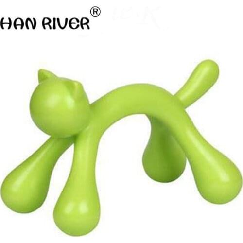 HANRIVER 2018 the new cat massager back cervical instrument portable spine dynamic body massage, holiday gifts