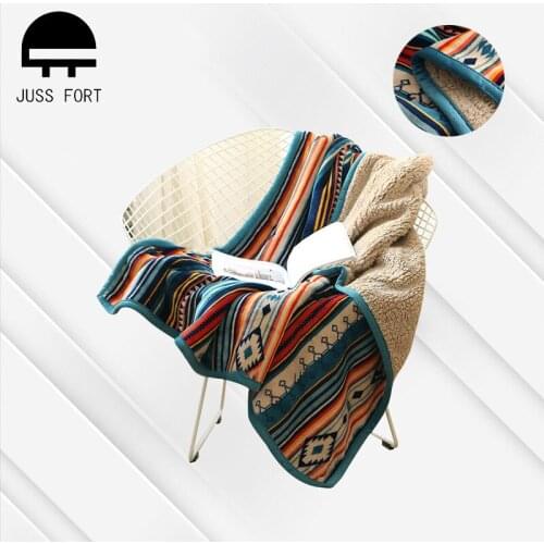 127x152cm Portable Winter Warm Cashmere Blanket Super Soft Flannel Fleece Sofa Throw blanket for Couch Car Travel Cover Blankets