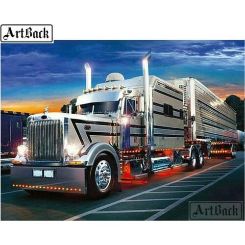 ArtBack full square drill 5d diy diamond painting truck picture 3d diamond embroidery diamond mosaic handicraft decoration ARC39