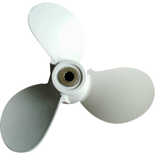 4-6 HP Motor Small Marine Ship Propeller Three-leaf Aluminum Alloy Propeller For Outboard Boat Supplies Accessories