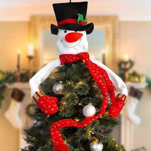Christmas Tree Top Snowman Decoration Christmas Party Decoration Supplies Pendant Navidad Christmas Tree Arbol De Navidad Grande