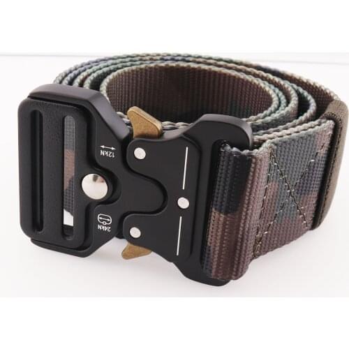 Green Belt Buckles Quick Release Buckle Nylon Webbing pants tactical outdoor trousers Camouflage Army Style Webbing Waistband