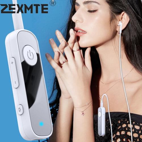 Bluetooth 5.0 Ontvanger 3.5mm Wireless AUX Audio Bluetooth Adapter Stereo Receiver Headphone Car Speaker Music Zender Mic Clip