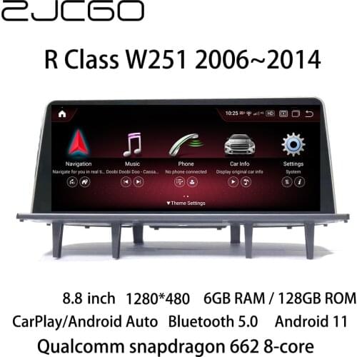 Car Multimedia Player Stereo GPS DVD Radio Navigation Android Screen for Mercedes Benz R Class W251 R280 R300 R320 R350 R400