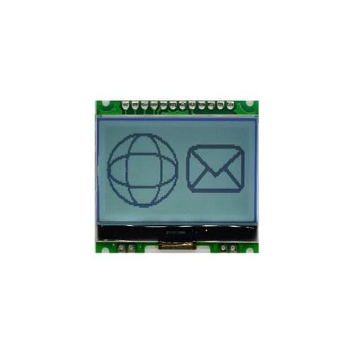 1.7 inch 128x64 128*64 COG 12864 LCD Module UC1701X Controller Serial port 3.3V/5V Gray Backlight 12PIN 4 wires SPI interface