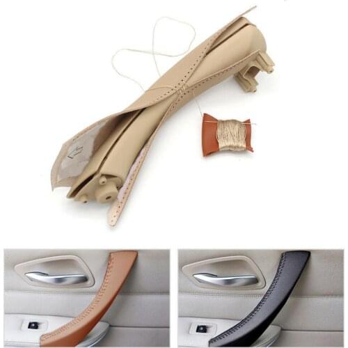1Pcs Right /Left Side Inner Door Panel Handle Pull Outer Trim Cover For 3 Series E90 E91 E93 2005 2006 -2012 Car Accessories