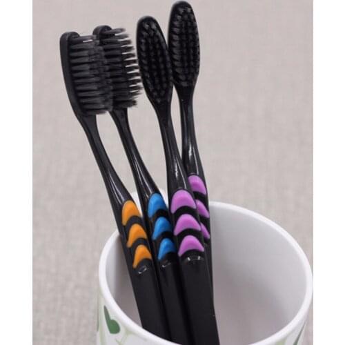 120Pcs Free Shipping Bamboo Charcoal Toothbrush