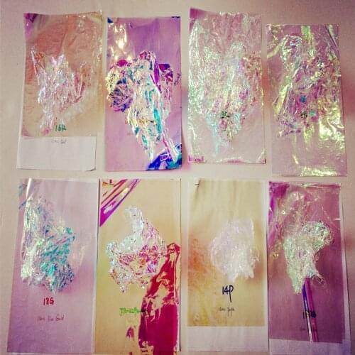 [24PCS] A4 Format Sample Angelina Sheet Fantasy Film With 8 Color,3 pcs Per Color