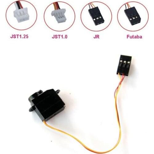 8pcs PZ-15318 2.2g Ultra Mini Digital Servo 2.5V-4.8V for Orlando Hunter AS0017 RC Vehicles Car Parts 1.0mm/1.25mm JST Plug