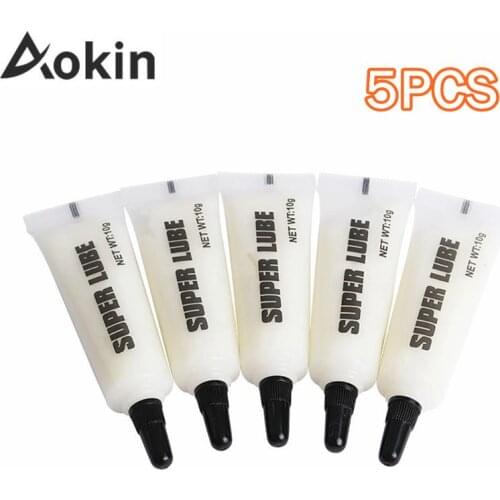 Aokin 5PCS 3D Printer Parts Lubricating Oil Easy Threed Super Lube Gear Grease For Reduce Noise Good Lubrication Effect