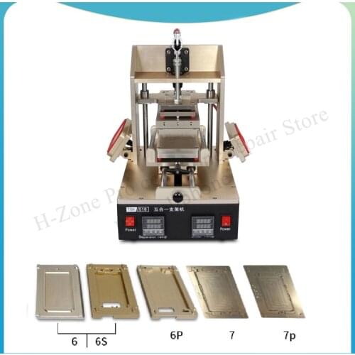 TBK 518 5in1 Refurbish Machine for LCD Screen Separate / Frame Laminator / Middle Bezel Separate / Remove Glue Machine with mold
