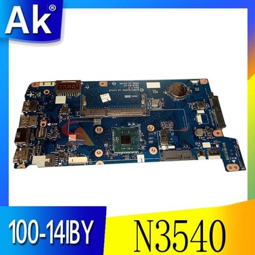 Akemy 5B20J30787 AIVP1 AIVP2 LA-C771P For Lenovo ideapad 100-14IBY laptop motherboard 14 inch SR1YW N3540 CPU