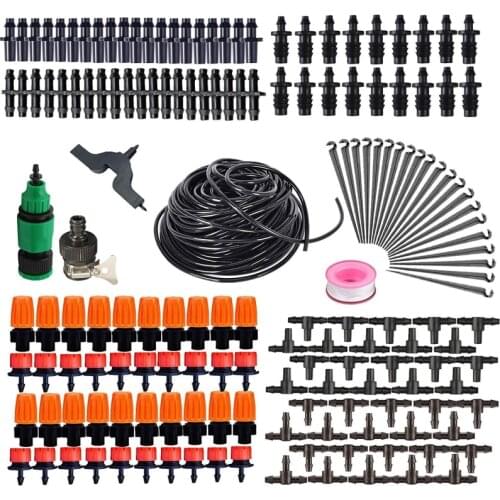 Automatic Micro Drip Irrigation System Garden Irrigation Spray Self Watering Kits Garden Hose For Potted Lawn Garden Greenhouse
