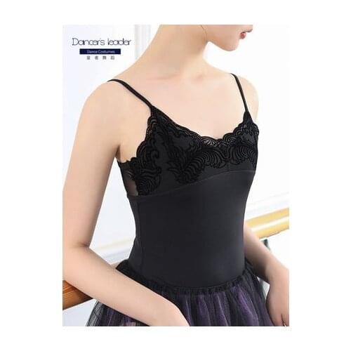 Ballet Leotard For Women Exercise Clothes Suspenders Lace Gymnastics Leotard Actress Dance Costume Sexy Swimwear