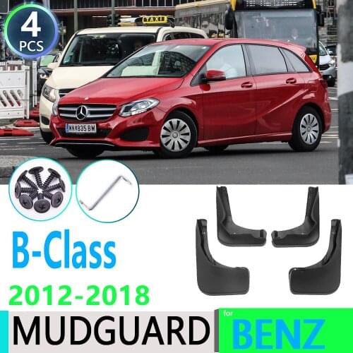 For Mercedes Benz B Class B-Class W246 2012~2018 2013 2014 2015 Car Fender Mudguard Mud Flaps Guard Splash Flap Car Accessories