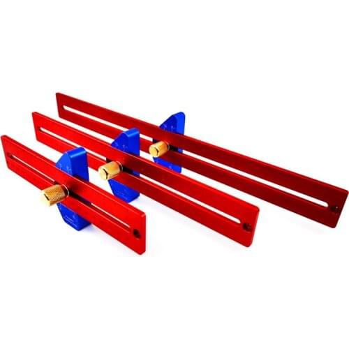 Woodworking ruler Hole ruler Aluminum alloy T-shaped ruler Woodworking ruler Angle scribe