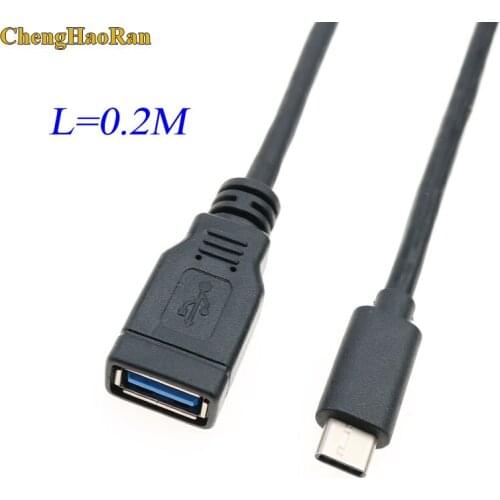 For Samsung Xiaomi Type C USB OTG Adapter Cable Fast Speed USB C male to USB 3.0 Female Converter USB-C Data Sync USB Converter