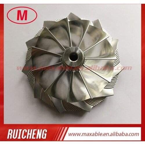 GTX4202 6418-4 75.83/102.75mm 11+0 blades turbocharger billet/milling/aluminum 2618 compressor wheel for racing