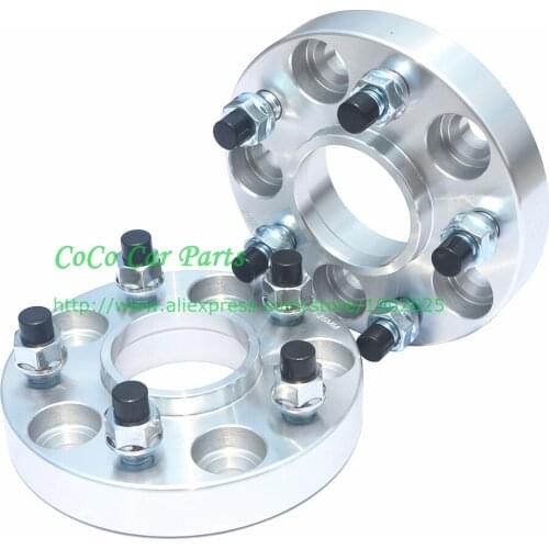 2pc 30mm Hubcentric 5x108 (5x4.25") Wheel Spacers - 63.4 Bore - 12x1.5 Studs