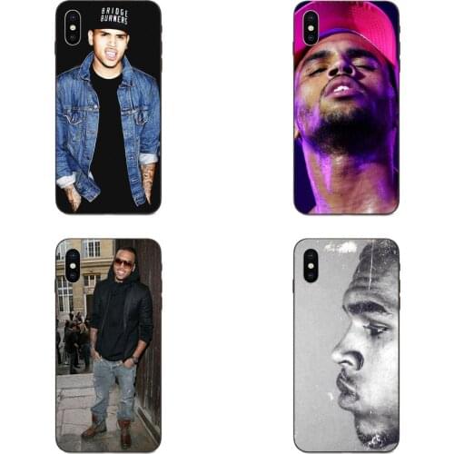Soft TPU Patterns Chris Brown Breezy Rnb For Apple iPhone 4 4S 5 5S SE 6 6S 7 8 Plus X XS Max XR