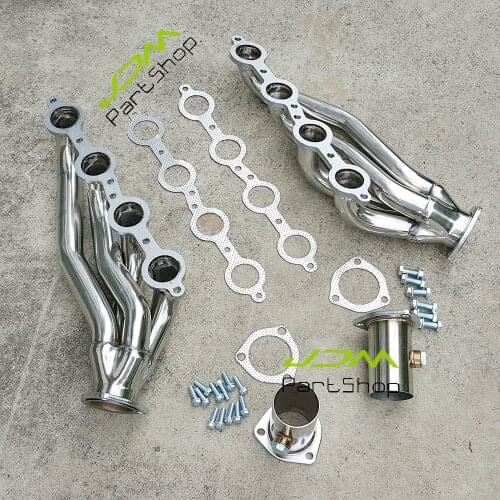 Stainless Exhaust Manifold Header for LS1 LS2 LS3 LS6 LS 4.8L, 5.3L, 5.7L, 6.0L, 6.2L Conversion Swap Headers