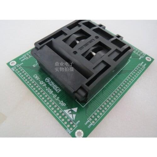 Original YAMAICHI IC Test Seat IC51-2084-1052-5 QFP208/DIP208 Burning Programmer QFP208 Socket Adapter
