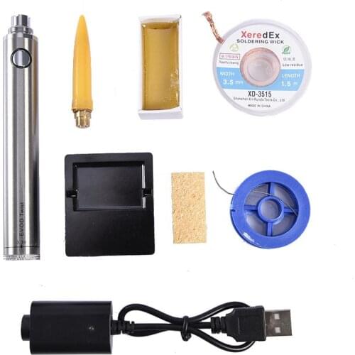 5V 8W Mini Portable Wireless Soldering Iron Pen Welding Set Rechargeable Battery Soldering Iron And USB Soldering Hand Tool Kits